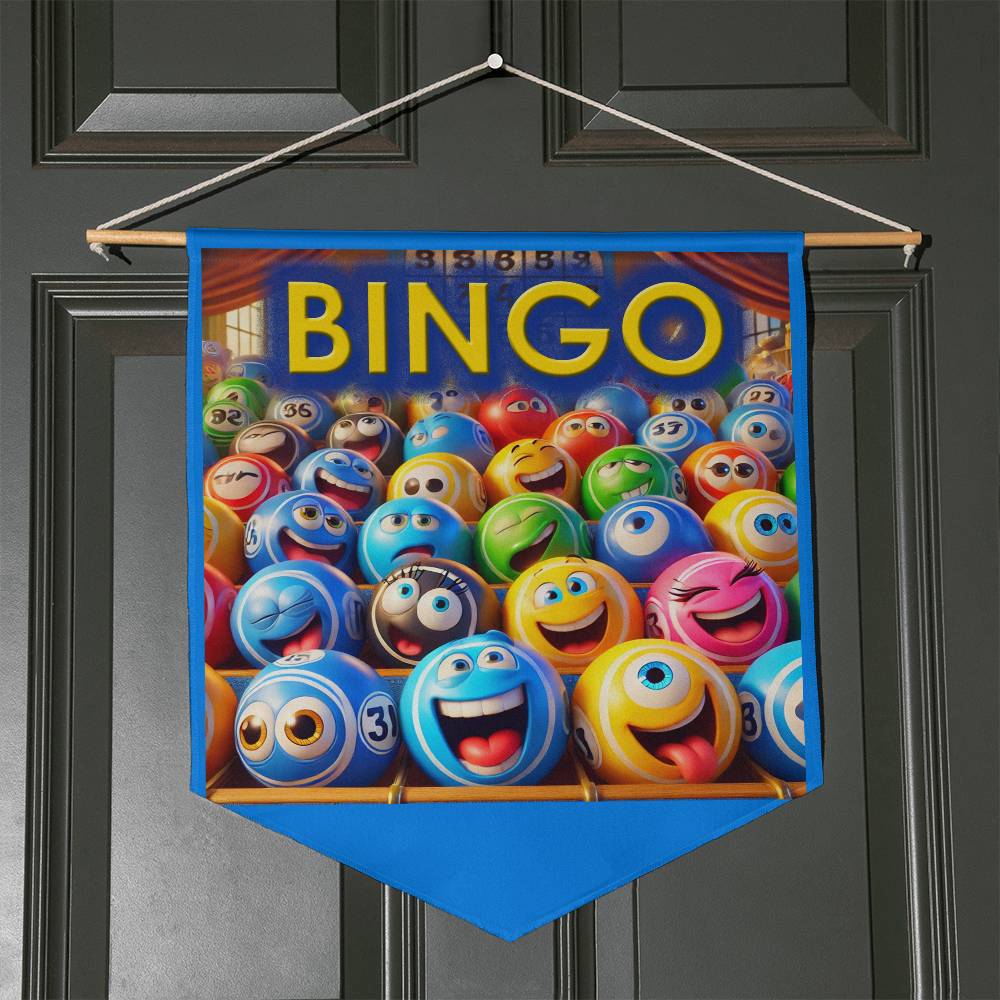 Bingo 1 - Wall Pennant - Gift for Her - Gift for Him