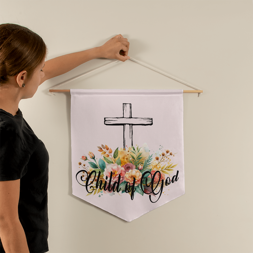 Child Of God Wall Pennant – Gift for Her