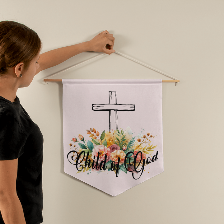 Child Of God Wall Pennant – Gift for Her