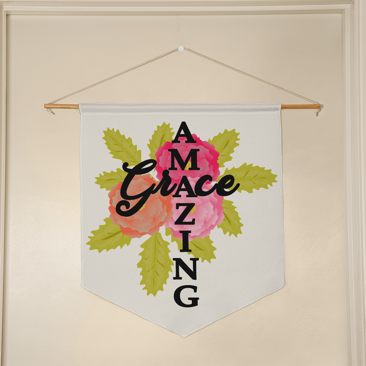 Amazing Grace Wall Pennant – Gift for Her