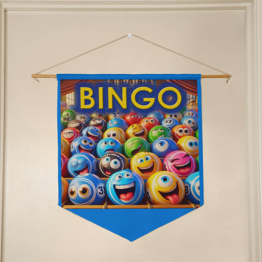 Bingo 1 - Wall Pennant - Gift for Her - Gift for Him