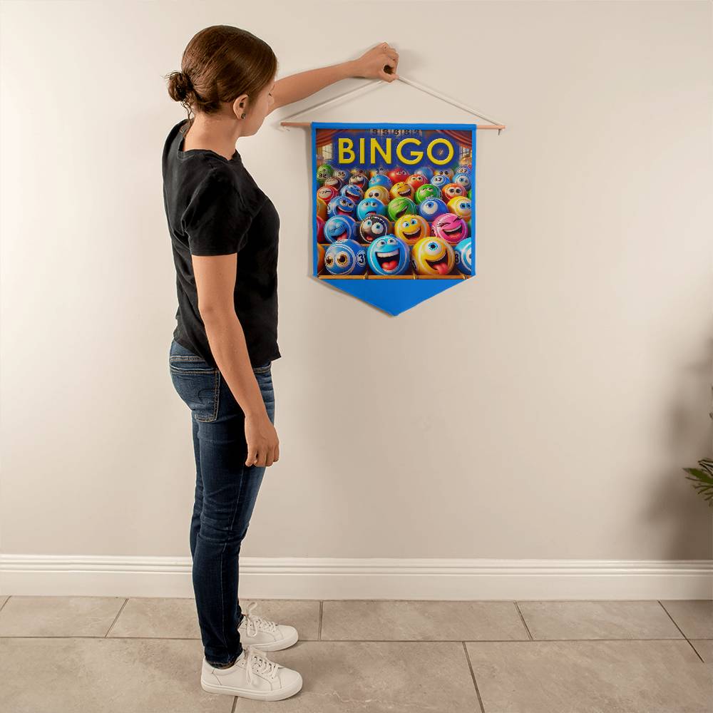 Bingo 1 - Wall Pennant - Gift for Her - Gift for Him