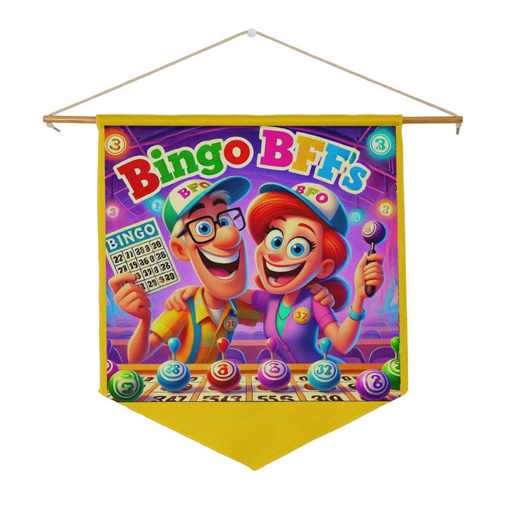 Bingo BFFS 2 Wall Pennant – Gift for Her - Gift for Him