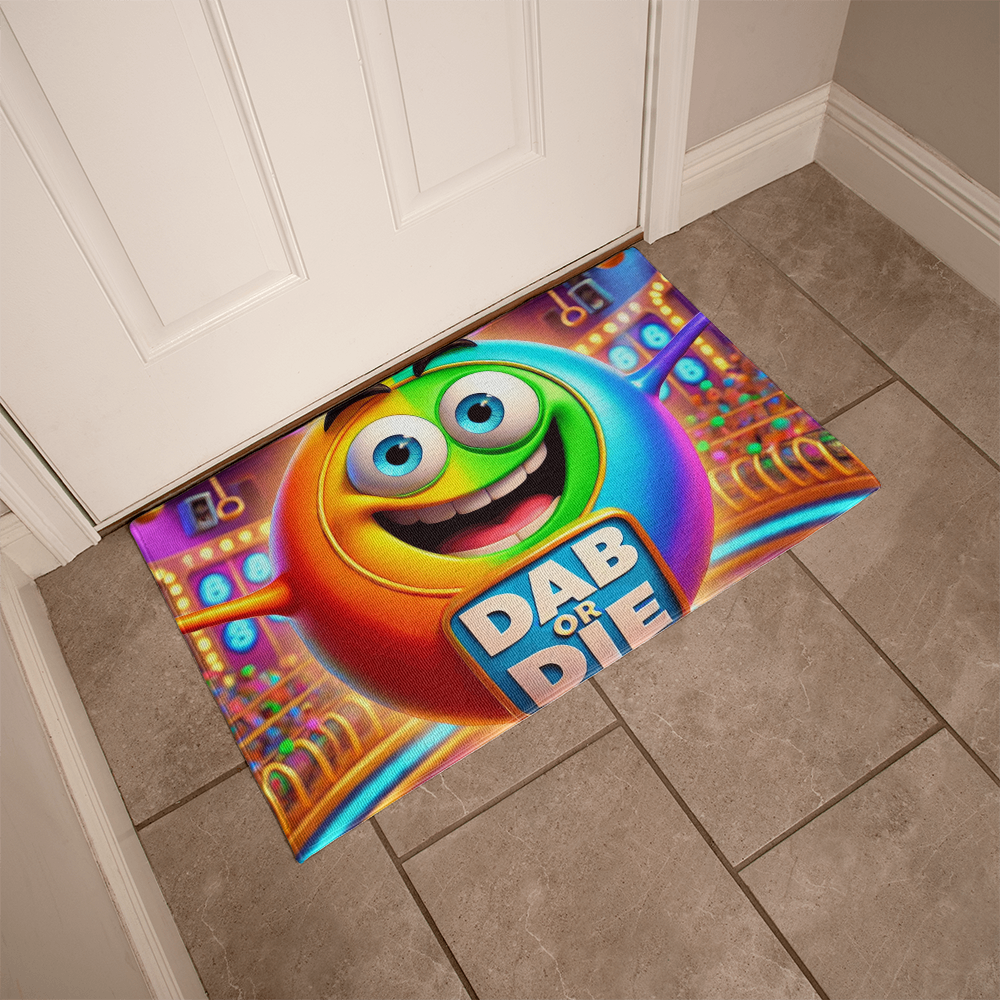 Dab Or Die 2 - Welcome Mat - Gift for Her - Gift for Him