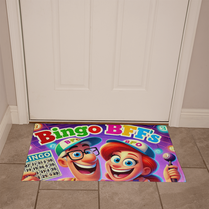 Bingo BFFS Welcome Mat – Gift for Her - Gift for Him