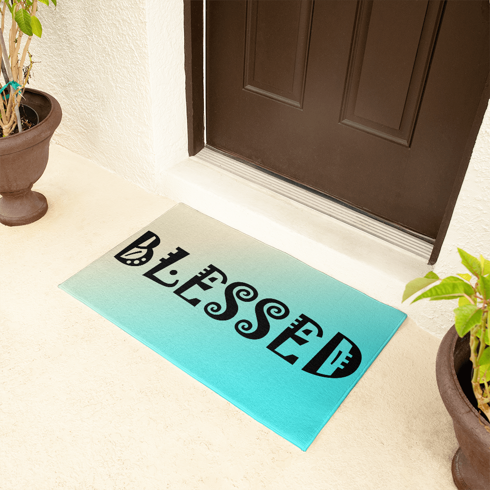 Blessed - Welcome Mat - Gift for Her - Gift for Him