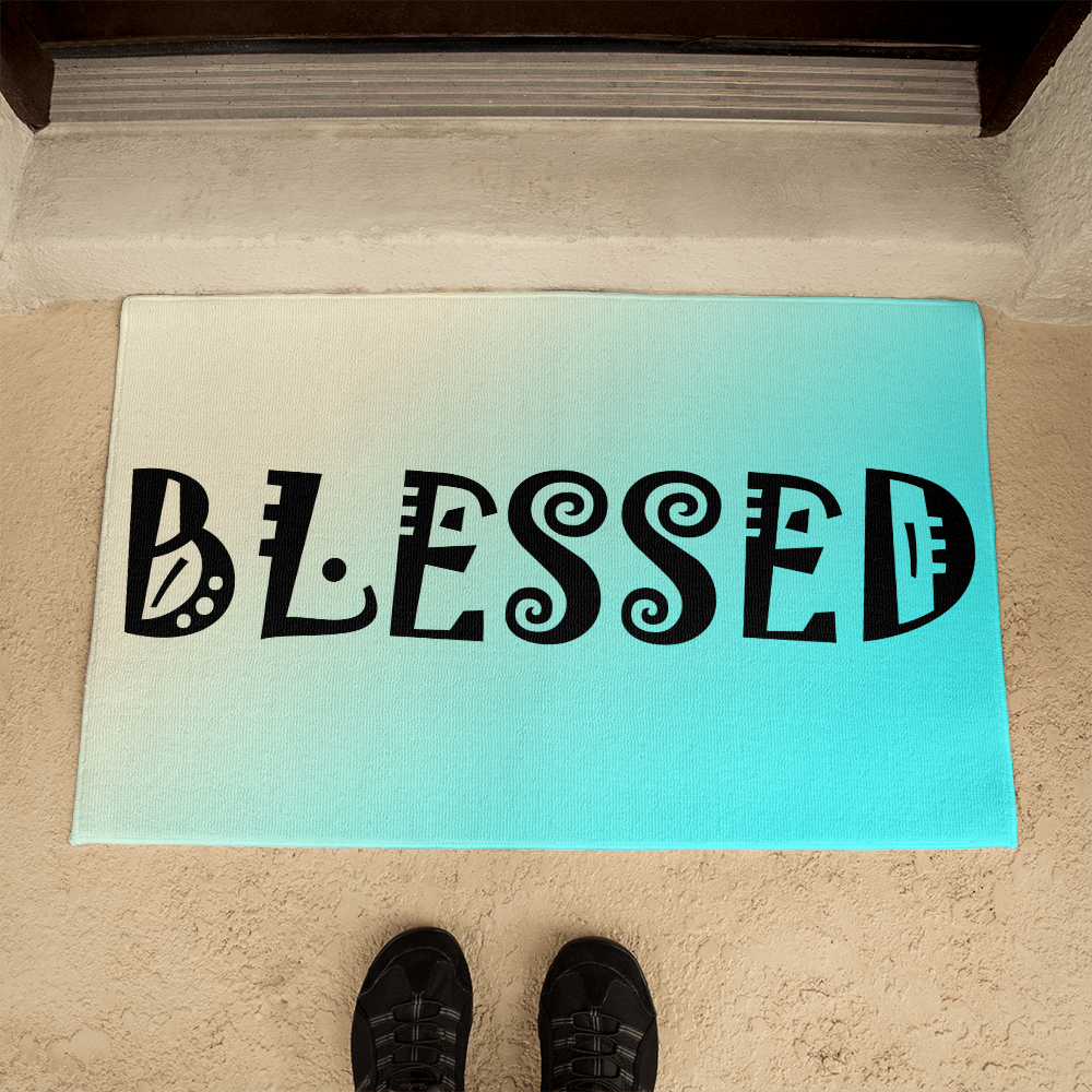 Blessed - Welcome Mat - Gift for Her - Gift for Him
