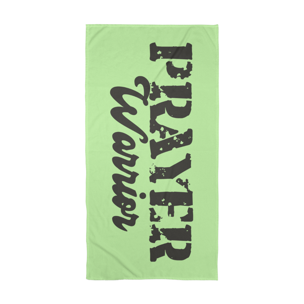 Prayer Warrior - Bath Towel - Gift for Her - Gift for Him