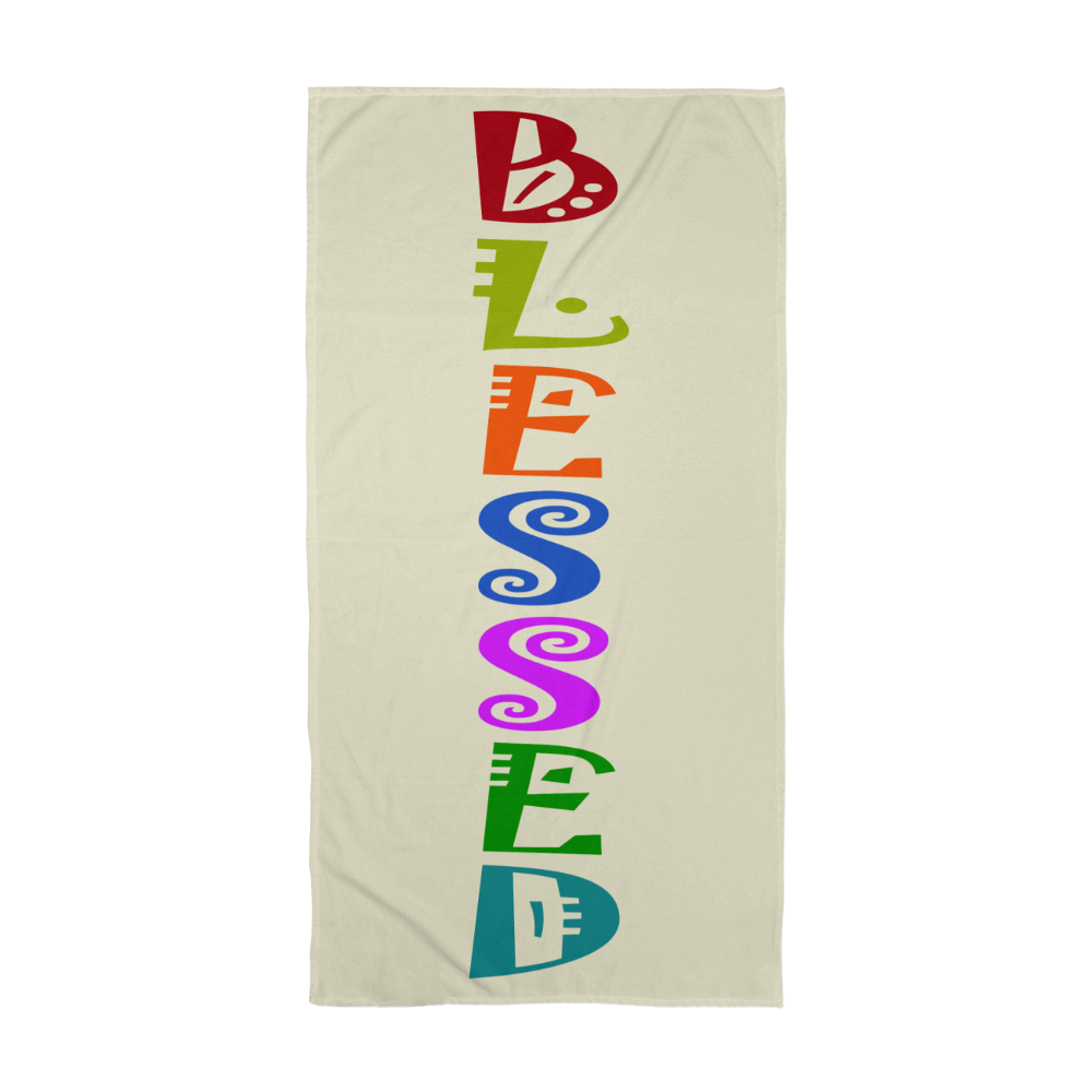 Blessed - Bath Towel - Gift for Her - Gift for Him