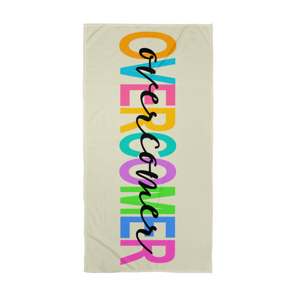 Overcomer Bath Towel – Gift for Her - Gift for Him