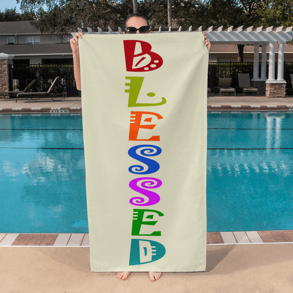 Blessed - Bath Towel - Gift for Her - Gift for Him