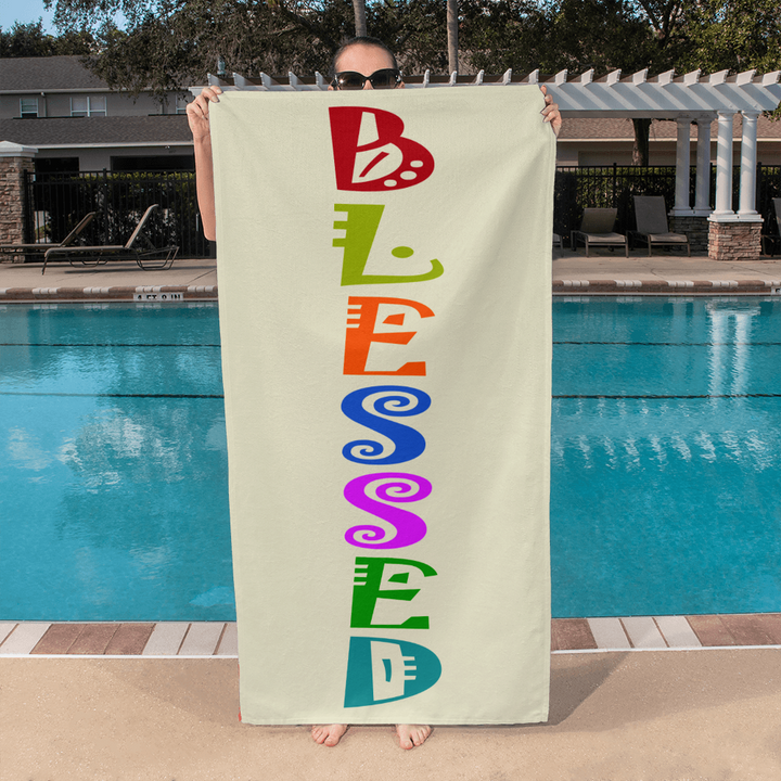 Blessed - Bath Towel - Gift for Her - Gift for Him