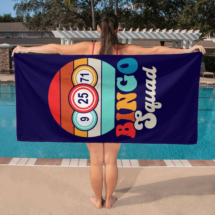 Bingo Squad Bath Towel – Gift for Her - Gift for Him