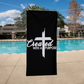 Created With A Purpose Bath Towel – Gift for Her - Gift for Him