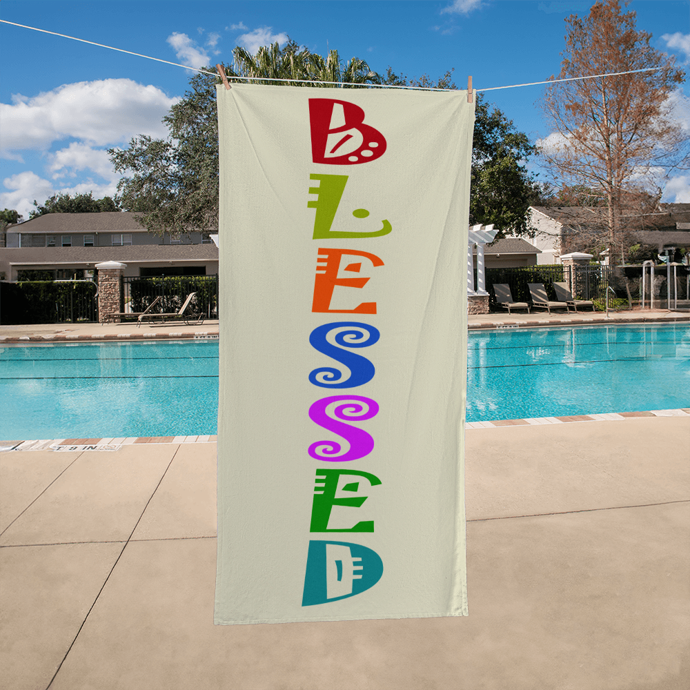 Blessed - Bath Towel - Gift for Her - Gift for Him