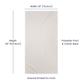 Faith (White) - Bath Towel - Gift for Her - Gift for Him