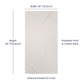 Created With A Purpose Bath Towel – Gift for Her - Gift for Him
