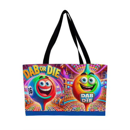 Dab Or Die - Weekender Tote - Gift for Her - Gift for Him
