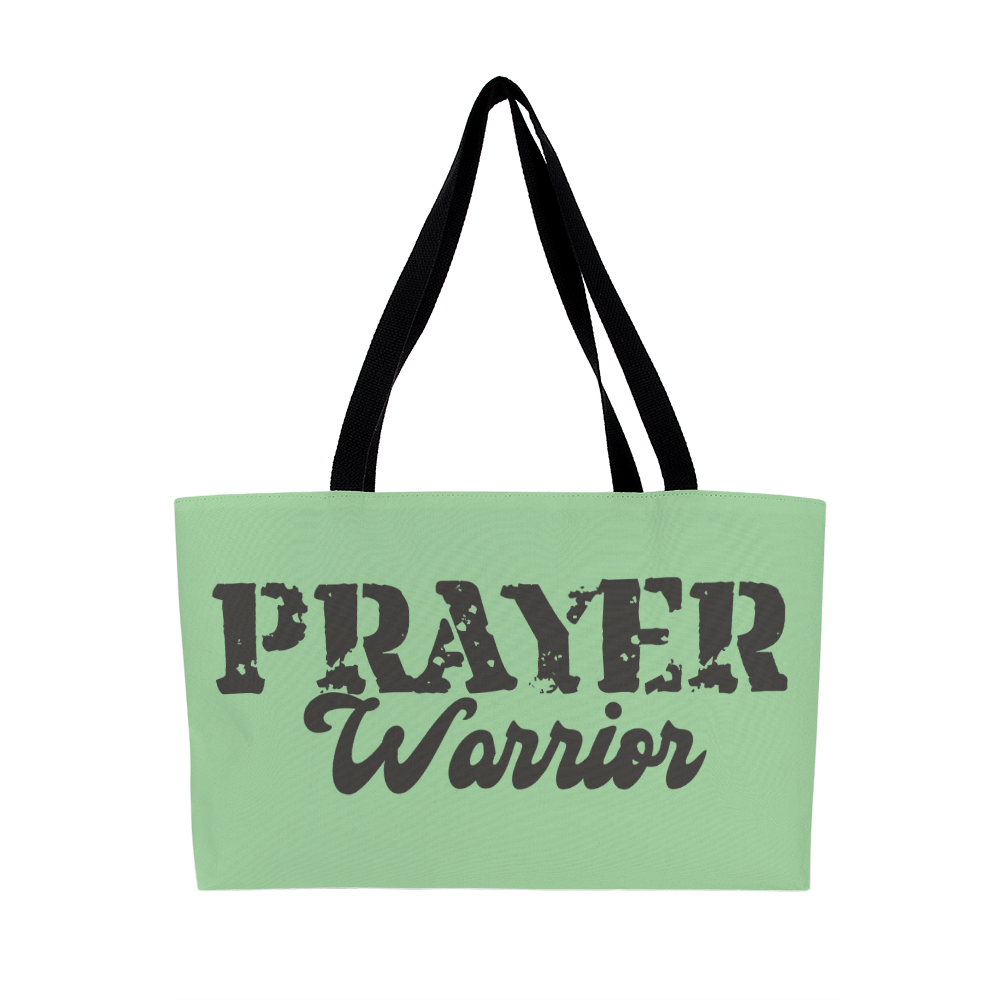 Prayer Warrior - Weekender Tote Bag - Gift for Her - Gift for Him
