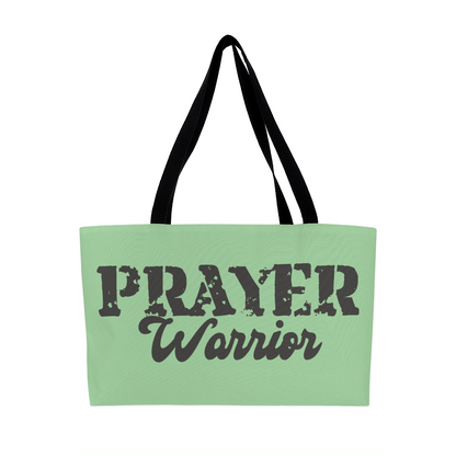 Prayer Warrior - Weekender Tote Bag - Gift for Her - Gift for Him