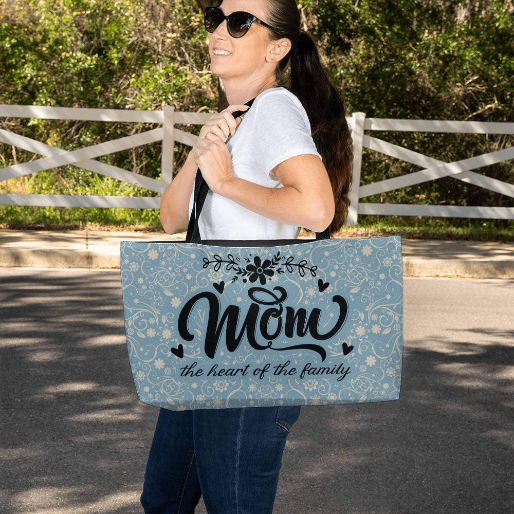 Mom The Heart Of The Family - Weekender Tote - Gift for Her