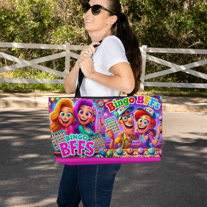 Bingo BFFS Weekender Tote – Gift for Her - Gift for Him