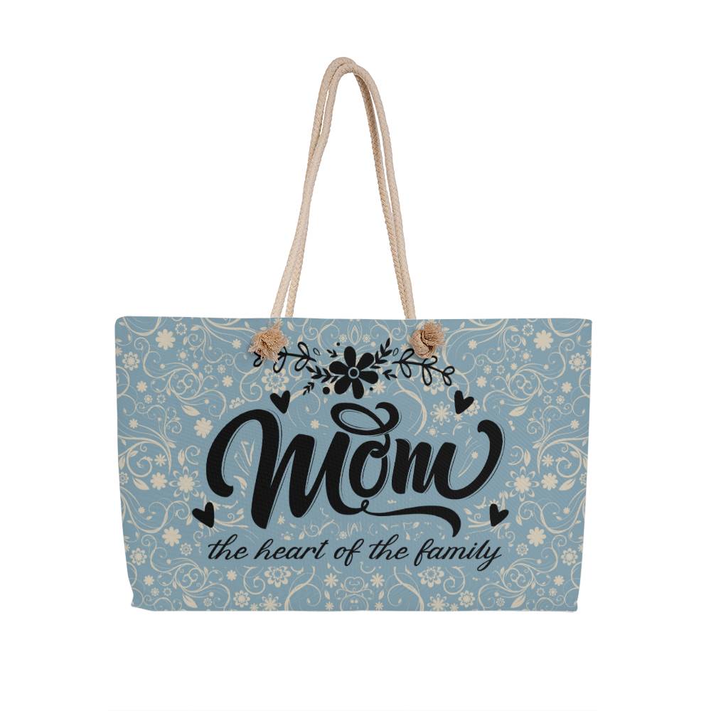 Mom The Heart Of The Family - Weekender Tote - Gift for Her