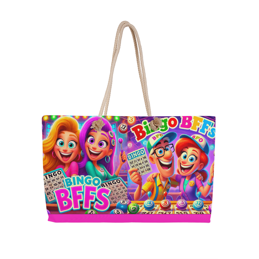 Bingo BFFS Weekender Tote – Gift for Her - Gift for Him