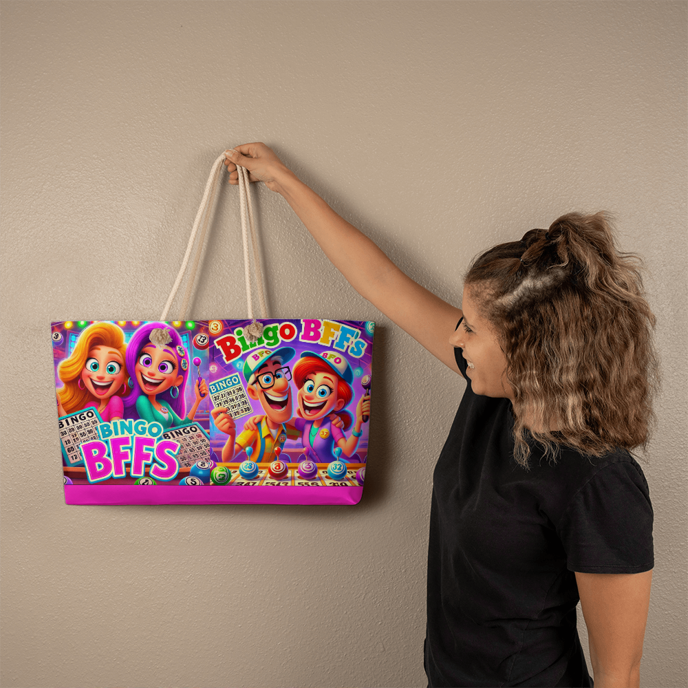 Bingo BFFS Weekender Tote – Gift for Her - Gift for Him