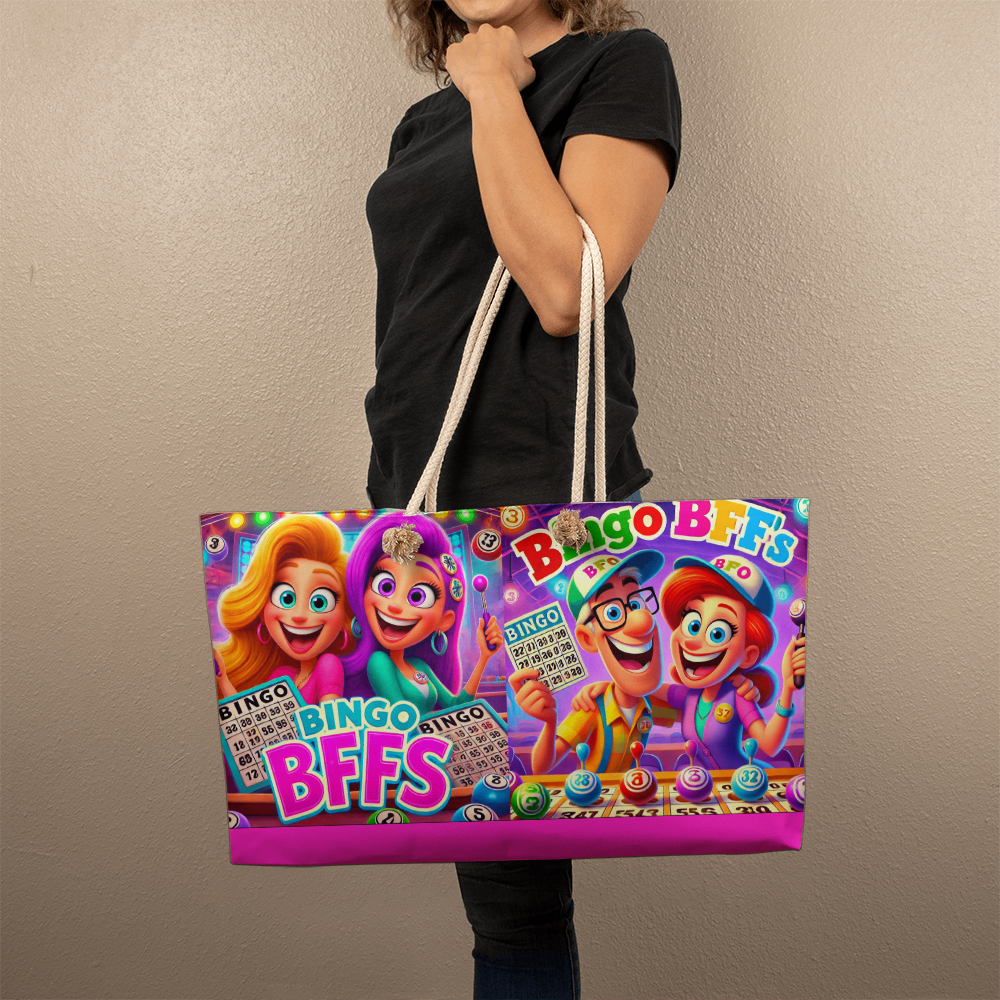 Bingo BFFS Weekender Tote – Gift for Her - Gift for Him