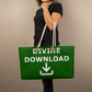 Divine Download - Weekender Tote Bag - Gift for Her - Gift for Him