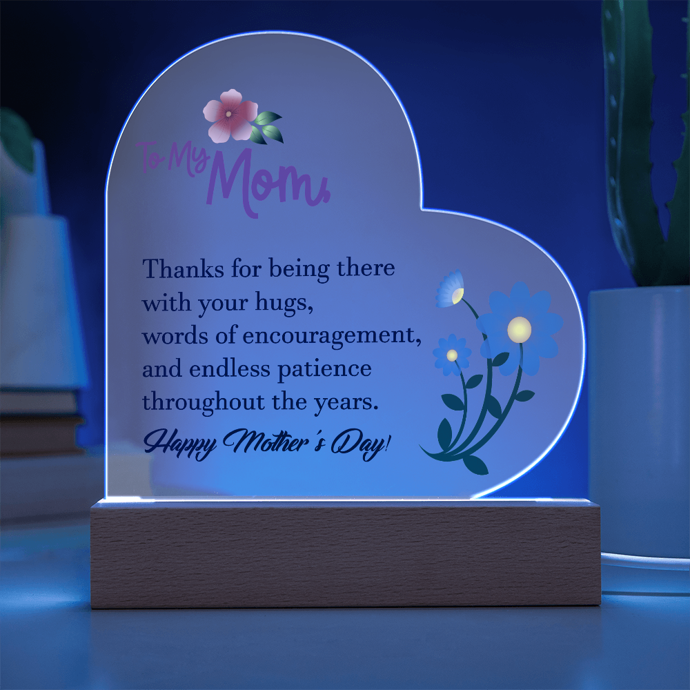 To My Mom, Thanks For Being There - Happy Mother&