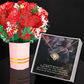Dearest Mom, Just A Quick Message To Say Happy Mother's Day - Love Knot Necklace & Sweetest Devotion Flower Bouquet - Gift for Mom