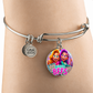 Bingo BFFS 1 - Non-Message Card Luxury Circle Bangle - Gift for Her