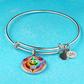 Dab Or Die 2 - Non-Message Card Luxury Circle Bangle - Gift for Her
