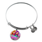 Bingo BFFS 1 - Non-Message Card Luxury Circle Bangle - Gift for Her