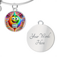 Dab Or Die 2 - Non-Message Card Luxury Circle Bangle - Gift for Her