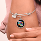Bingo Squad - Non-Message Card Luxury Circle Bangle - Gift for Her - Gift for Him