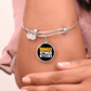 Bingo Time Bitches - Non-Message Card Luxury Circle Bangle - Gift for Her