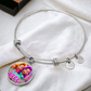 Bingo BFFS 1 - Non-Message Card Luxury Circle Bangle - Gift for Her