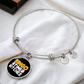 Bingo Time Bitches - Non-Message Card Luxury Circle Bangle - Gift for Her