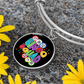 Bingo Squad - Non-Message Card Luxury Circle Bangle - Gift for Her - Gift for Him