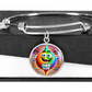 Dab Or Die 2 - Non-Message Card Luxury Circle Bangle - Gift for Her