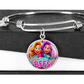 Bingo BFFS 1 - Non-Message Card Luxury Circle Bangle - Gift for Her