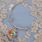 Dab Or Die 2 - Non-Message Card Luxury Circle Bangle - Gift for Her