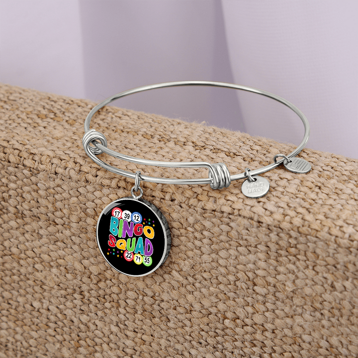 Bingo Squad Bangle Bracelet – Gift for Her - Gift for Him