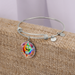Dab Or Die 2 - Non-Message Card Luxury Circle Bangle - Gift for Her