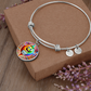 Dab Or Die 2 - Non-Message Card Luxury Circle Bangle - Gift for Her