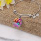 Bingo BFFS 1 - Non-Message Card Luxury Circle Bangle - Gift for Her