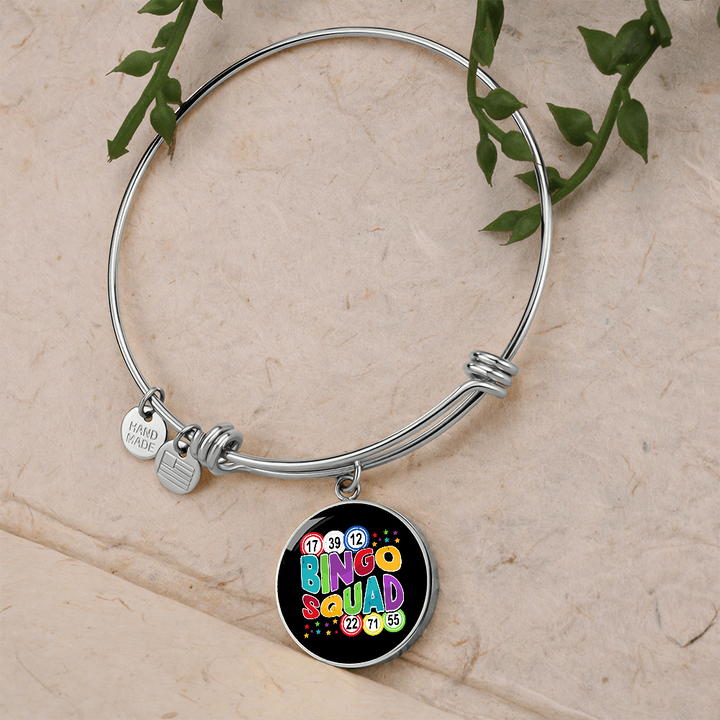 Bingo Squad Bangle Bracelet – Gift for Her - Gift for Him